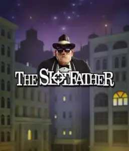 Enter the shadowy realm of The Slotfather game by Betsoft, highlighting a dominant mafia boss posed against a nocturnal cityscape. This image conveys the dramatic ambience of the organized crime, with the boss dressed in a sharp black suit and fedora. Great for fans of crime-themed slots, providing a captivating gaming experience. 